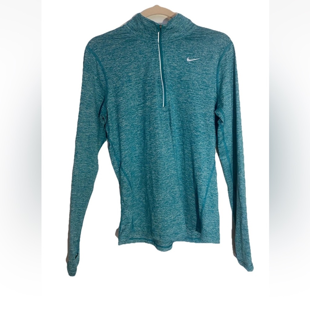Nike Shirt W Medium Running Dri Fit Quarter Zip Long Sleeve Element Reflect +